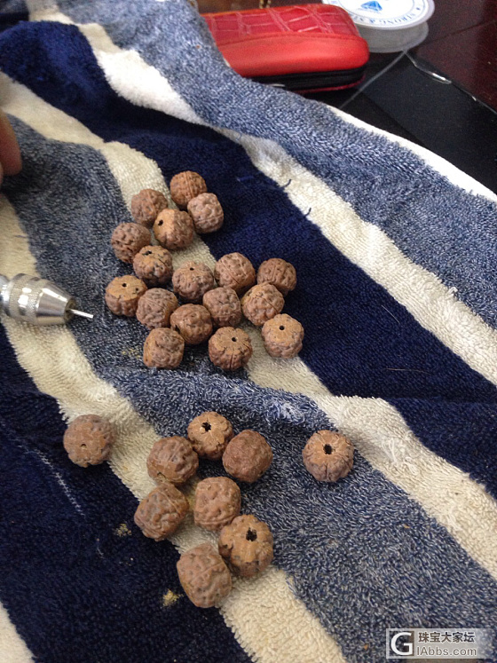 自己又虐了自己一把_打磨菩提子