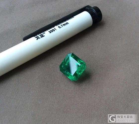 ##中颐天然赞比亚祖母绿##  7.36ct_刻面宝石祖母绿中颐彩色宝石