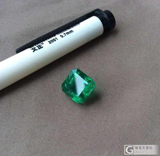 ##中颐天然赞比亚祖母绿##  7.36ct_刻面宝石祖母绿中颐彩色宝石