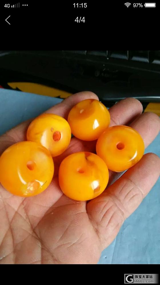 请问这个是蜜蜡吗？_平安扣蜜蜡