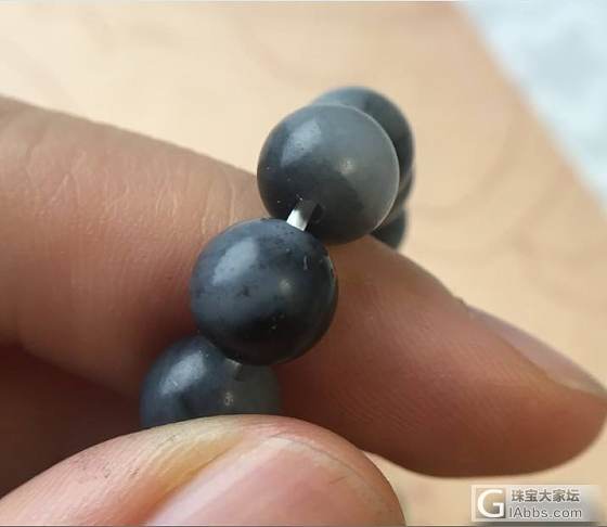 【环佩珊珊】聚墨青花籽料手串，黑白之间_珠串青花玉
