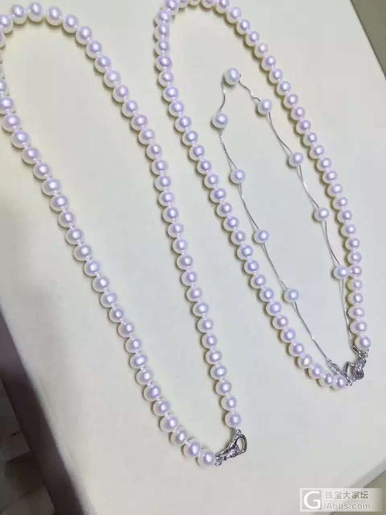 首发新款独家设计款珍珠毛衣链_珍珠