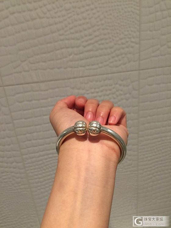 新买的trollbeads，觉得设计比潘好。_金银
