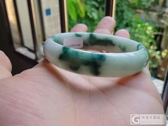 翡翠漂花镯子_翡翠