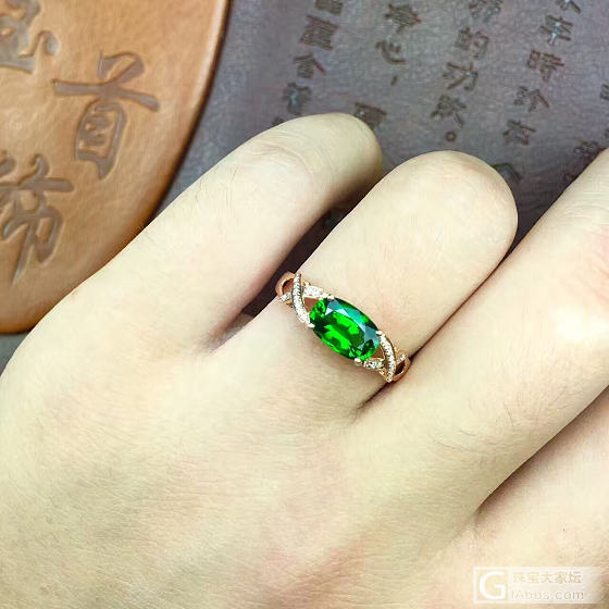 碧玺戒指_刻面宝石碧玺戒指