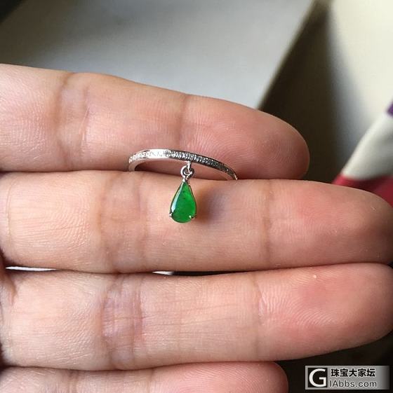 【灵玉传说】正阳绿的耳环、戒指_翡翠