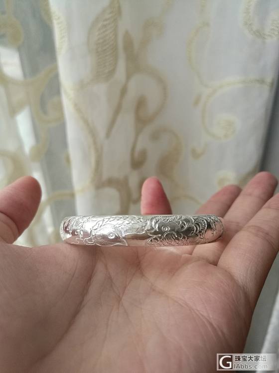 我滴19号宝家鸳鸯到货啦._手镯银