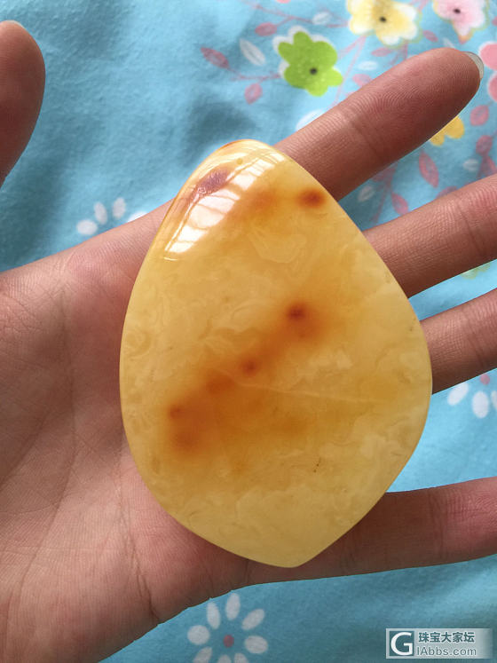 闲置天然鸡油黄蜜蜡47.2克超级划算_蜜蜡