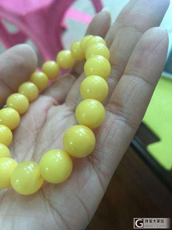 蜜蜡_珠串蜜蜡