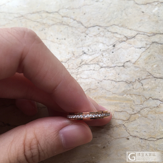 伯爵旋转戒指出闲置。小一个圈靠缘分咯_金