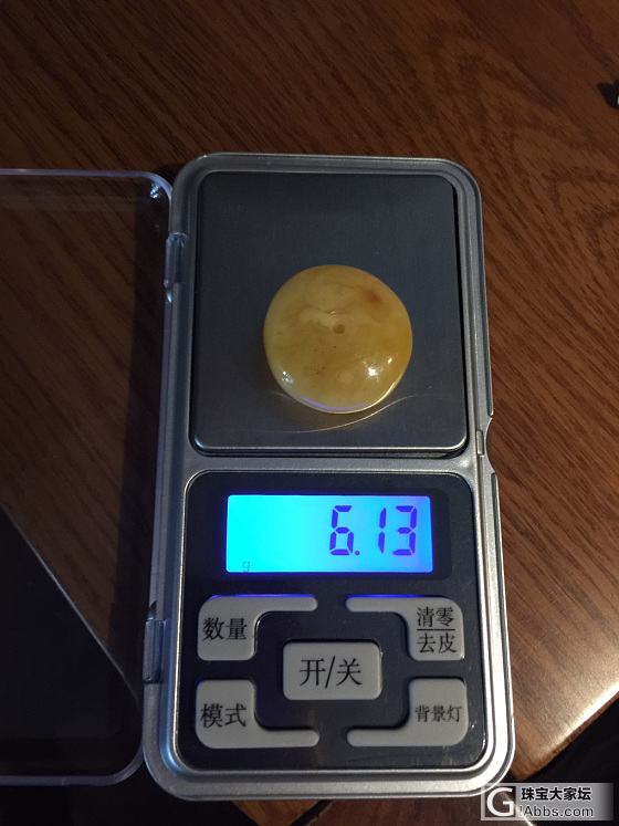 转个蜜蜡大扣子_琥珀蜜蜡