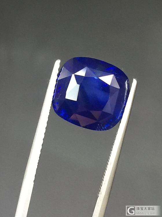 【皇家彩宝】9.32ct 皇家蓝 蓝宝石_蓝宝石