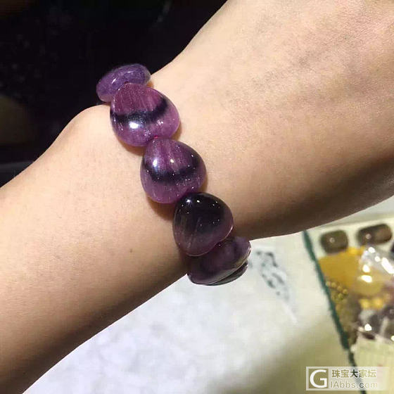 猫眼红碧玺🐈_珠串碧玺