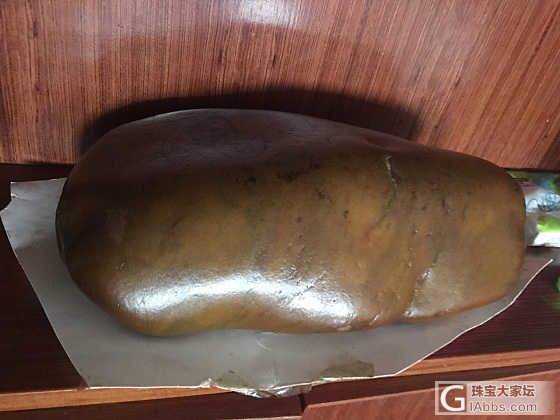 老妈搬了多少路扛回来的一块石头_原石玉石