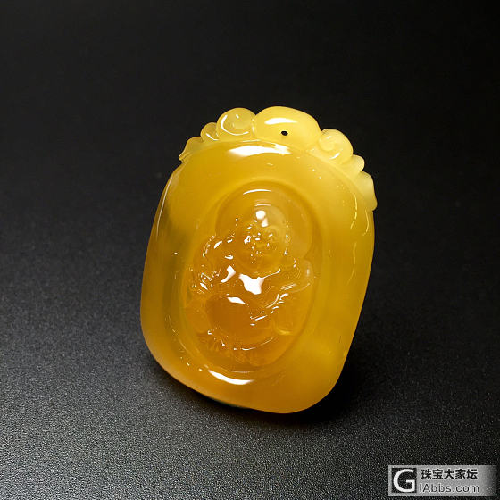 发点精品蜜蜡雕刻件给大伙欣赏一下_牌子蜜蜡