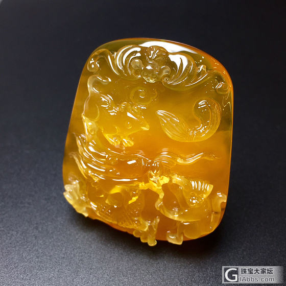 发点精品蜜蜡雕刻件给大伙欣赏一下_牌子蜜蜡