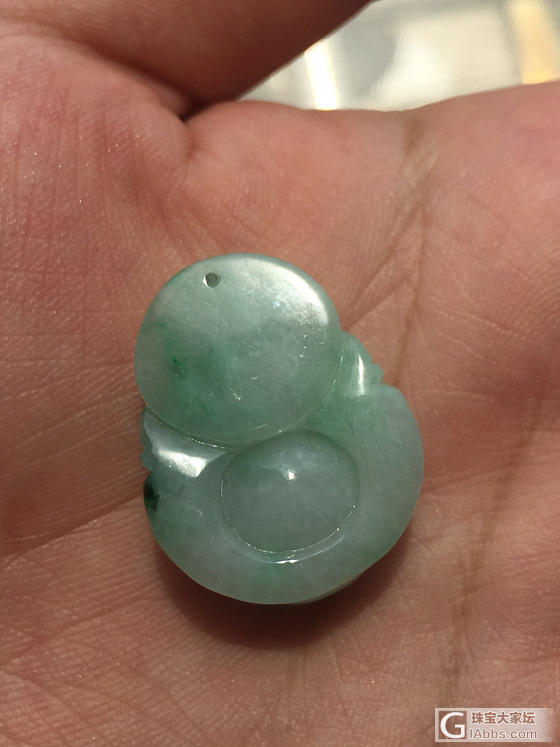 有人喜欢吗  1200大洋请的  缺米900出  不刀_翡翠