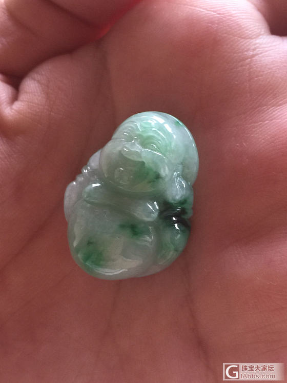 有人喜欢吗  1200大洋请的  缺米900出  不刀_翡翠