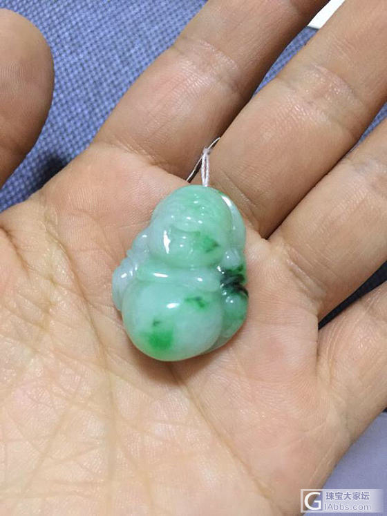 有人喜欢吗  1200大洋请的  缺米900出  不刀_翡翠
