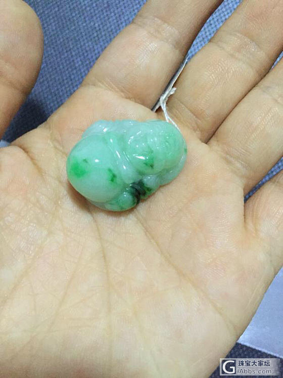 有人喜欢吗  1200大洋请的  缺米900出  不刀_翡翠