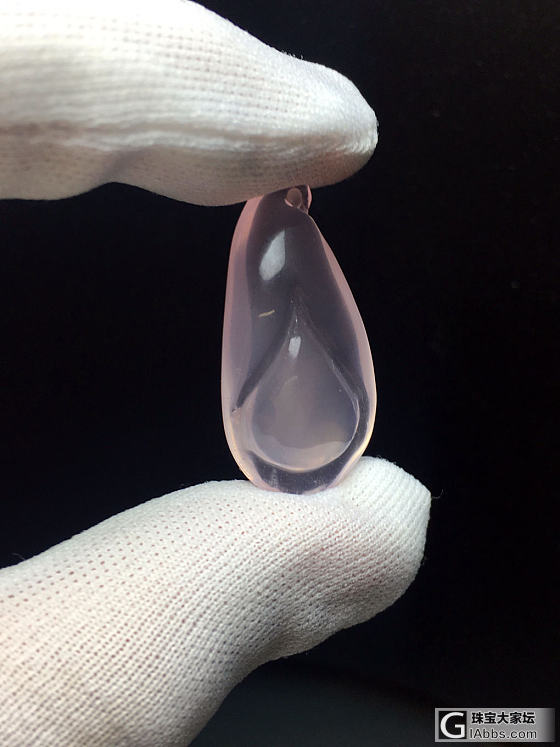纯天然莫桑比克粉晶吊坠_吊坠粉晶