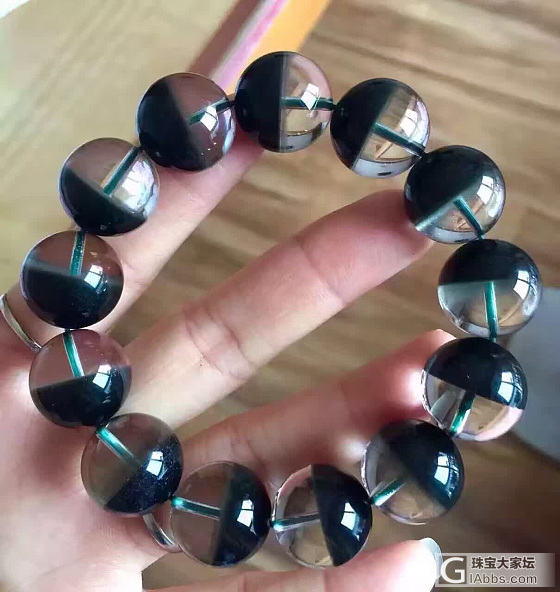 这种绿幽灵聚宝盆，真的还是假的，想入手，给估个价吧_珠串绿幽灵