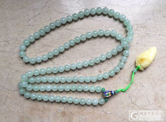 就是喜欢这种淡雅的感觉_珠串翡翠