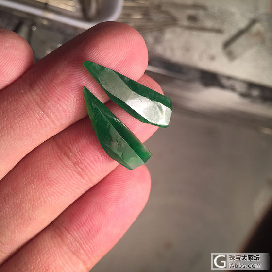 新买的料子。研究好了开刀_明料翡翠