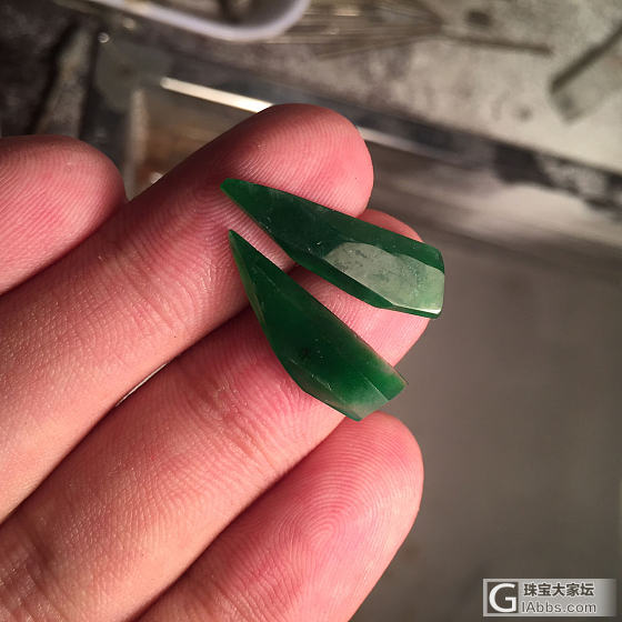 新买的料子。研究好了开刀_明料翡翠