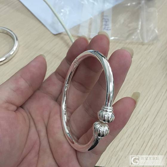 我终于收到珍哥的快递了_手镯银