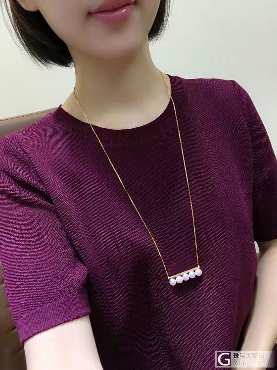 秋天快来了。你的脖子还是空的吗。_海水珍珠