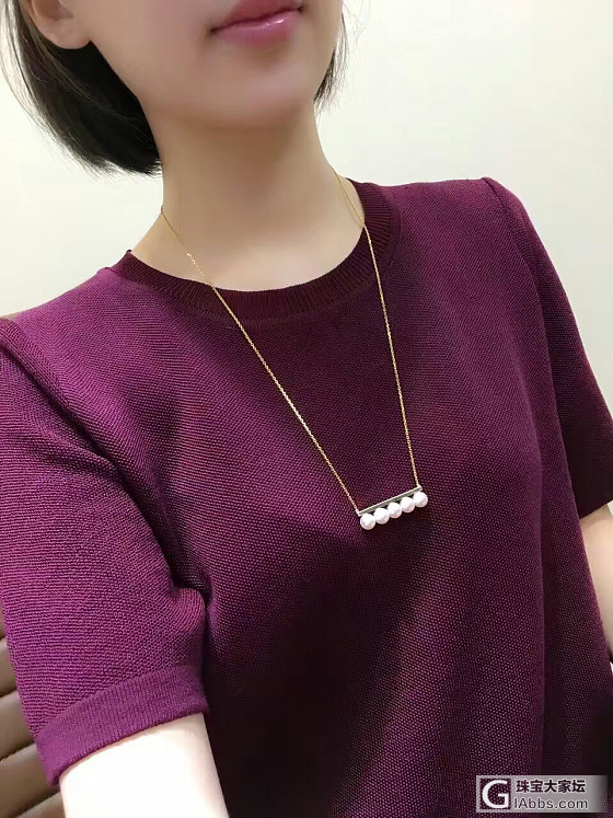 秋天快来了。你的脖子还是空的吗。_海水珍珠
