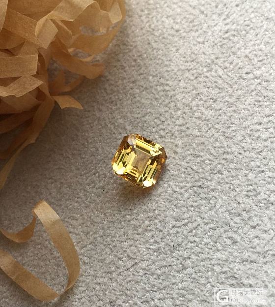 ##中颐和天然无烧黄色蓝宝石##  3.01ct_蓝宝石中颐彩色宝石