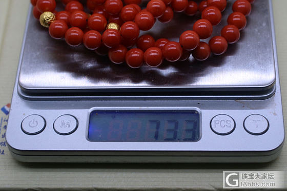 8mm108 特级红珊瑚深红色，配24k金。好不容易串了一条，颗颗精挑。_珠串珊瑚