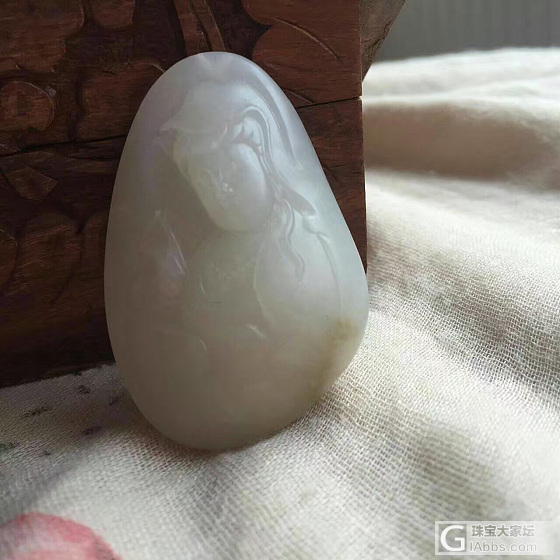 求鉴定，卖家说是籽料_和田玉