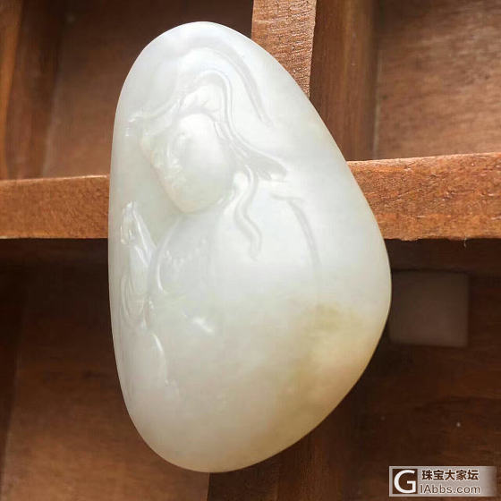 求鉴定，卖家说是籽料_和田玉