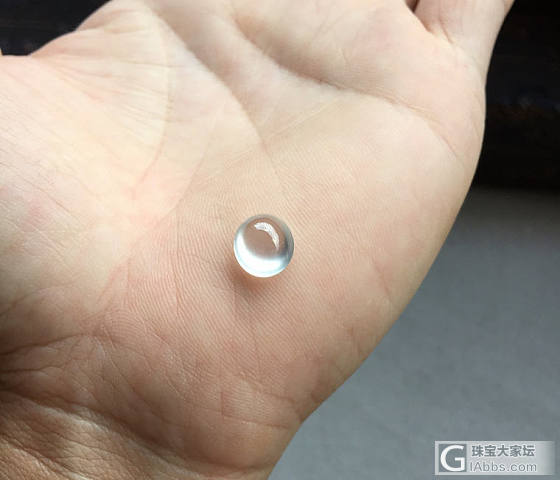 【翠园】玻璃种强荧光蛋面_蛋面翡翠