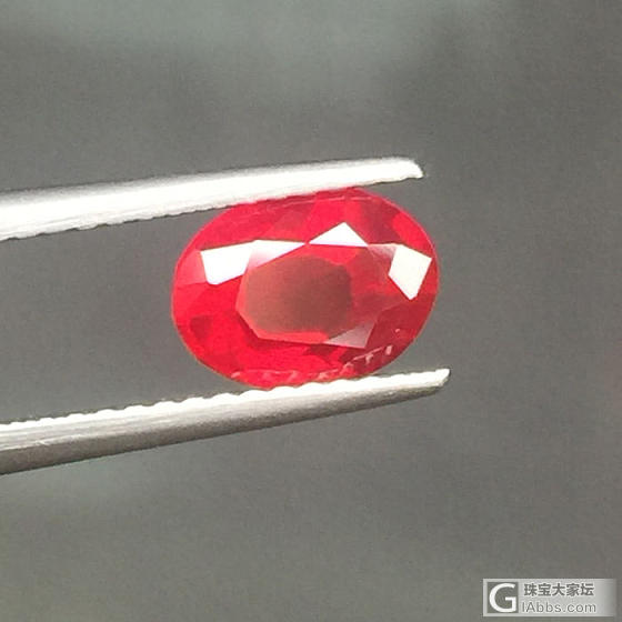 【皇家彩宝】1.66ct 红宝石_红宝石