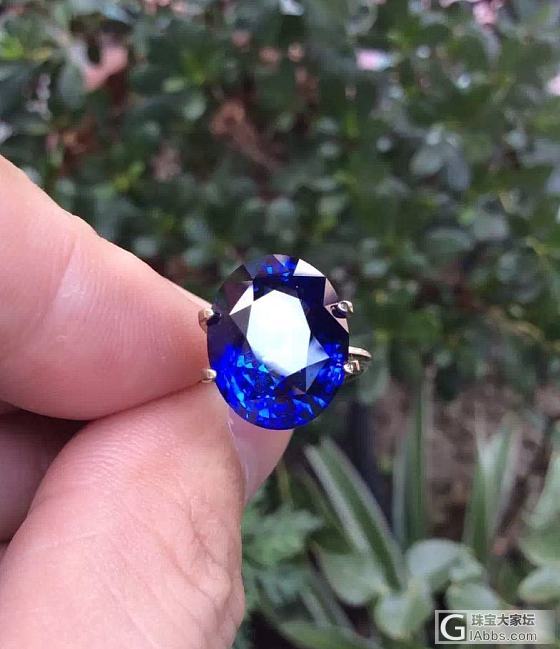 ##中颐天然收藏级别蓝宝石##  12.78ct_刻面宝石戒指蓝宝石中颐彩色宝石