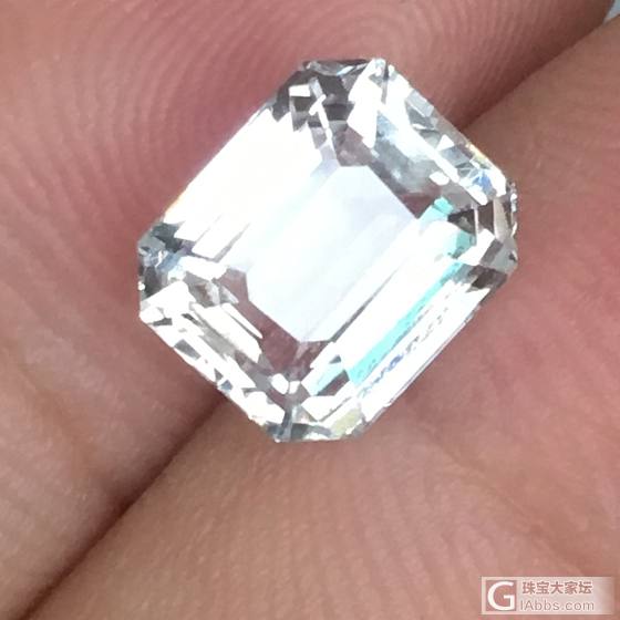 白色蓝宝石_刻面宝石蓝宝石