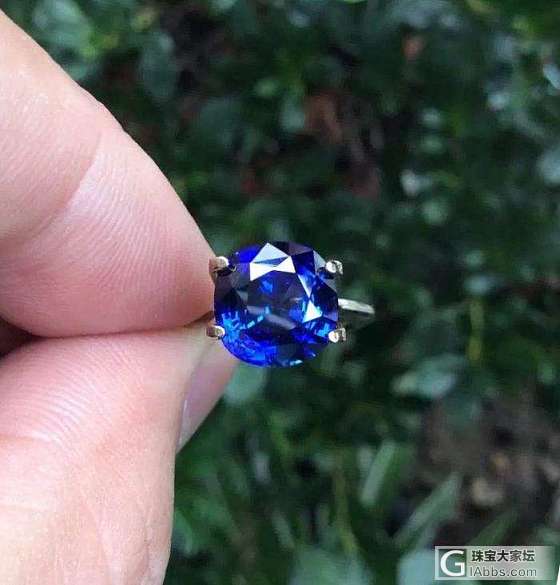 ##中颐天然皇家蓝蓝宝石##  4.27ct_刻面宝石蓝宝石中颐彩色宝石