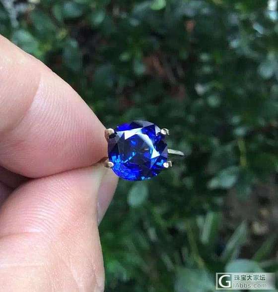 ##中颐天然皇家蓝蓝宝石##  4.27ct_刻面宝石蓝宝石中颐彩色宝石