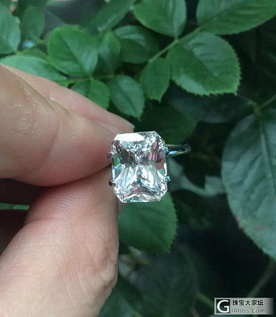 ##中颐天然白色蓝宝石##  6.45ct_刻面宝石蓝宝石中颐彩色宝石