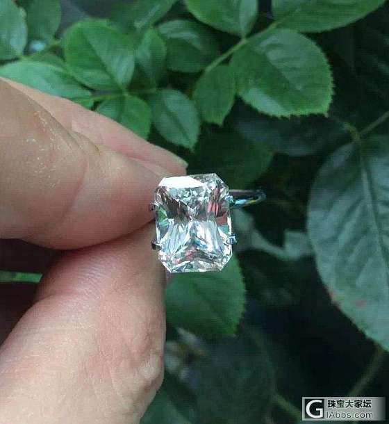 ##中颐天然白色蓝宝石##  6.45ct_刻面宝石蓝宝石中颐彩色宝石