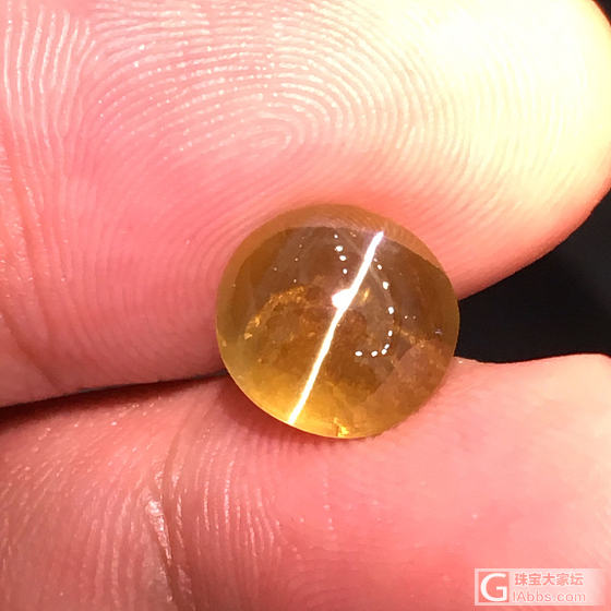 大家看看这颗猫眼怎么样？_金绿宝石