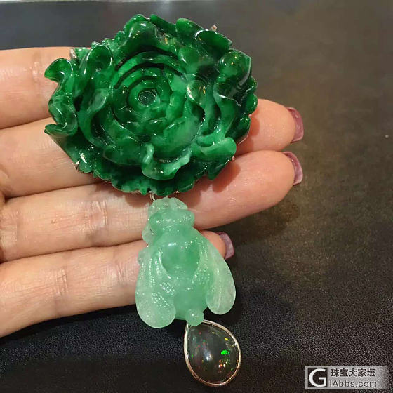 送一朵花，其实我不太会说话，看到好的东西基本词穷_翡翠