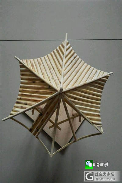 用5000根一次性筷子，建的宏伟古建筑_木工竹