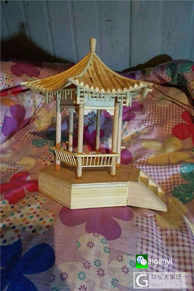 用5000根一次性筷子，建的宏伟古建筑_木工竹