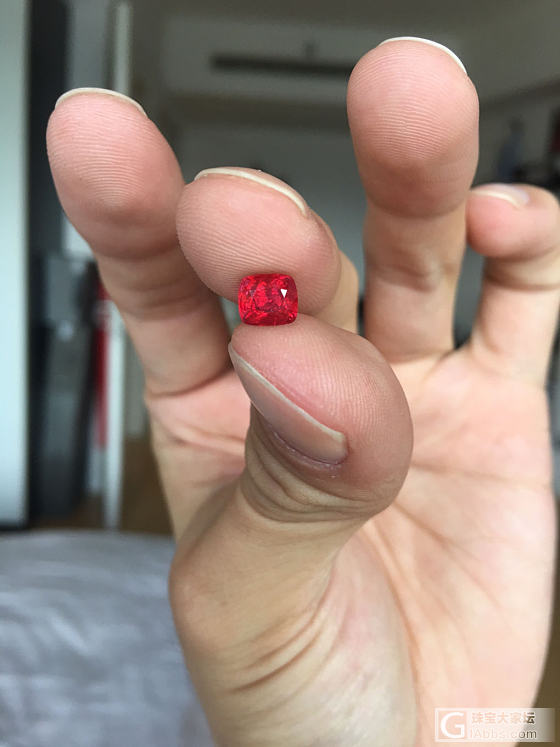 今天的小红尖晶_刻面宝石尖晶石