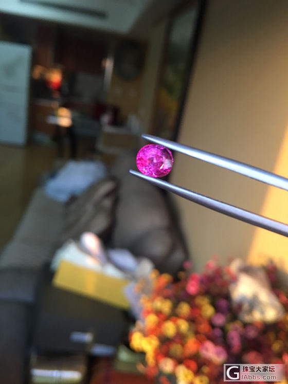 缅甸粉紫蓝宝_刻面宝石蓝宝石